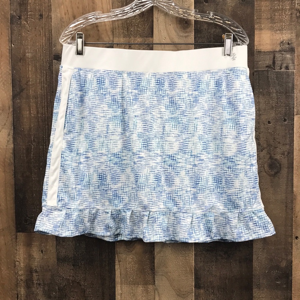 EUC Izod Blue & White Skort - Size L